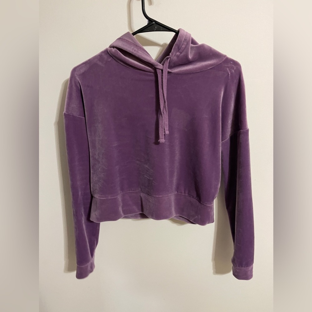 The Lounge Life Cropped Top Hoodie